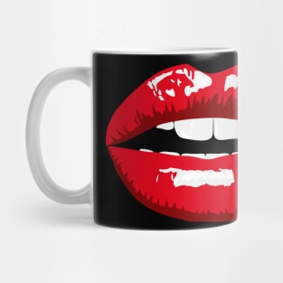 Red Cherry Lips Mug